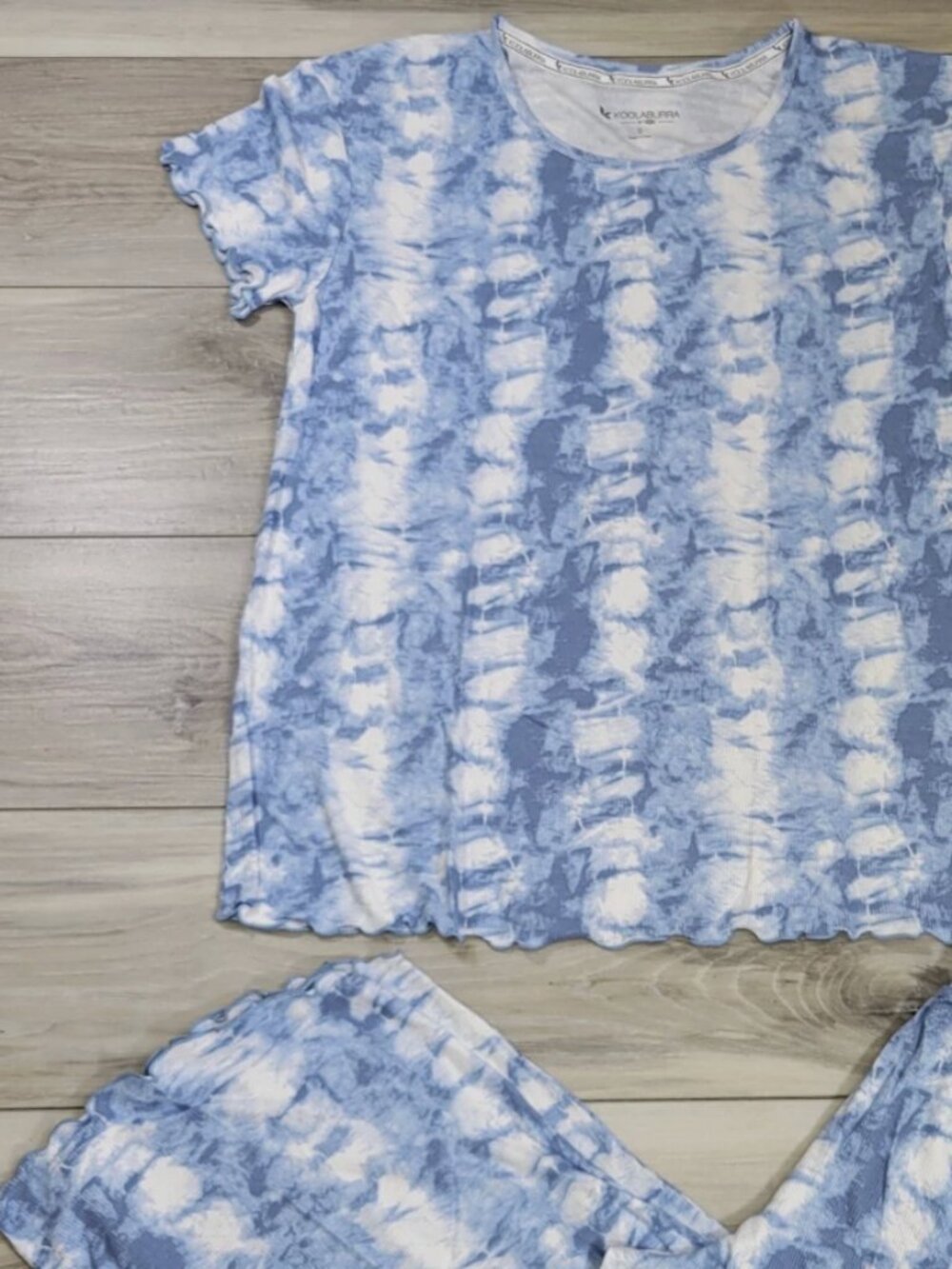 KOOLABURRA TYE-DYE BLUE PAJAMA SET